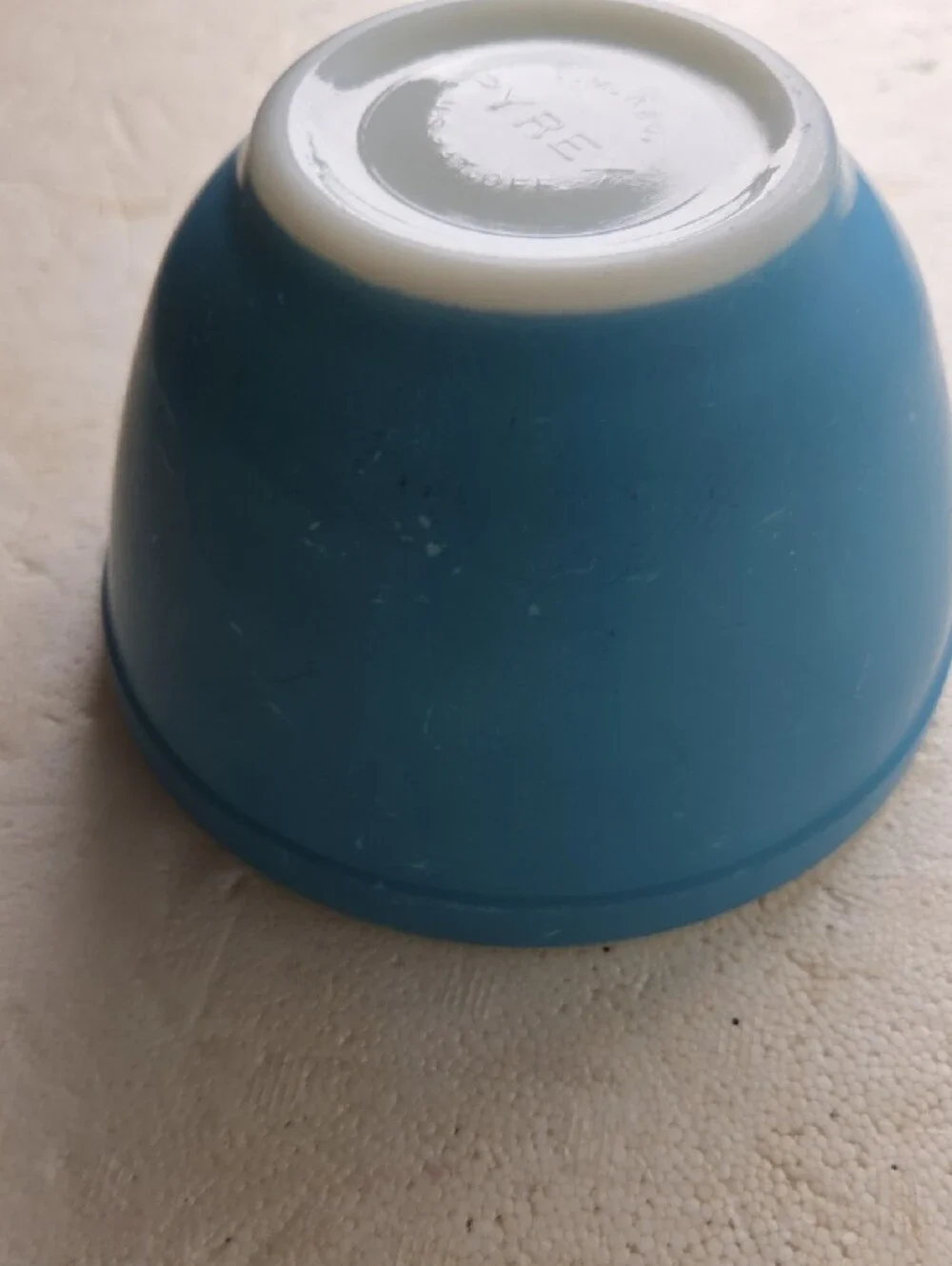 Blue Buttermilk Amish Pattern Pyrex Mixing Bowl